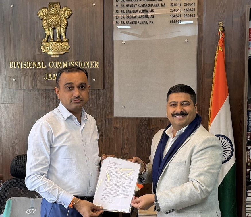 Ghair Mumkin Khad Issue: Gaurav Gupta meets Divisional Commissioner Jammu, presses for early resolution