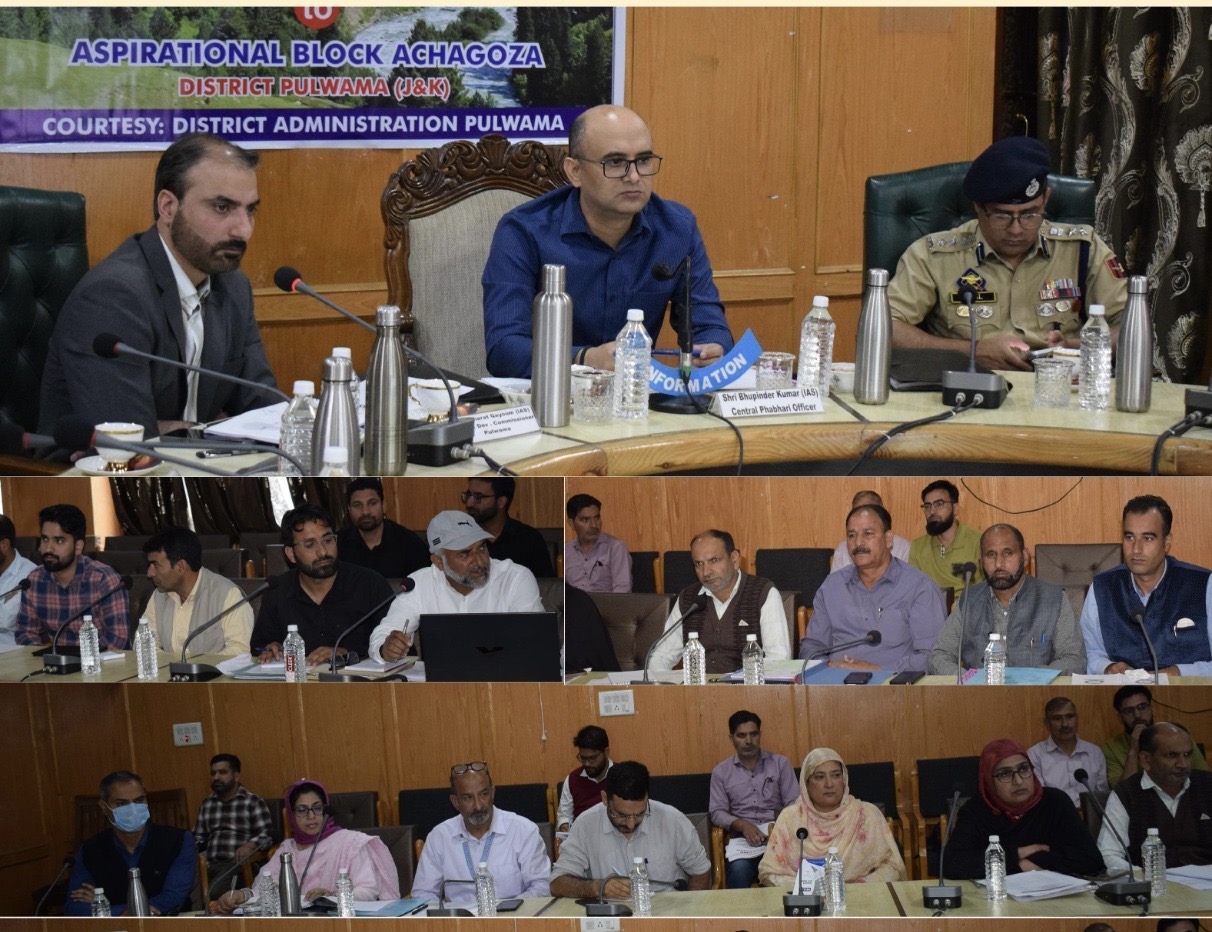 'IAS Officer Bhupinder Kumar visits J&K as  Central Prabhari Officer '