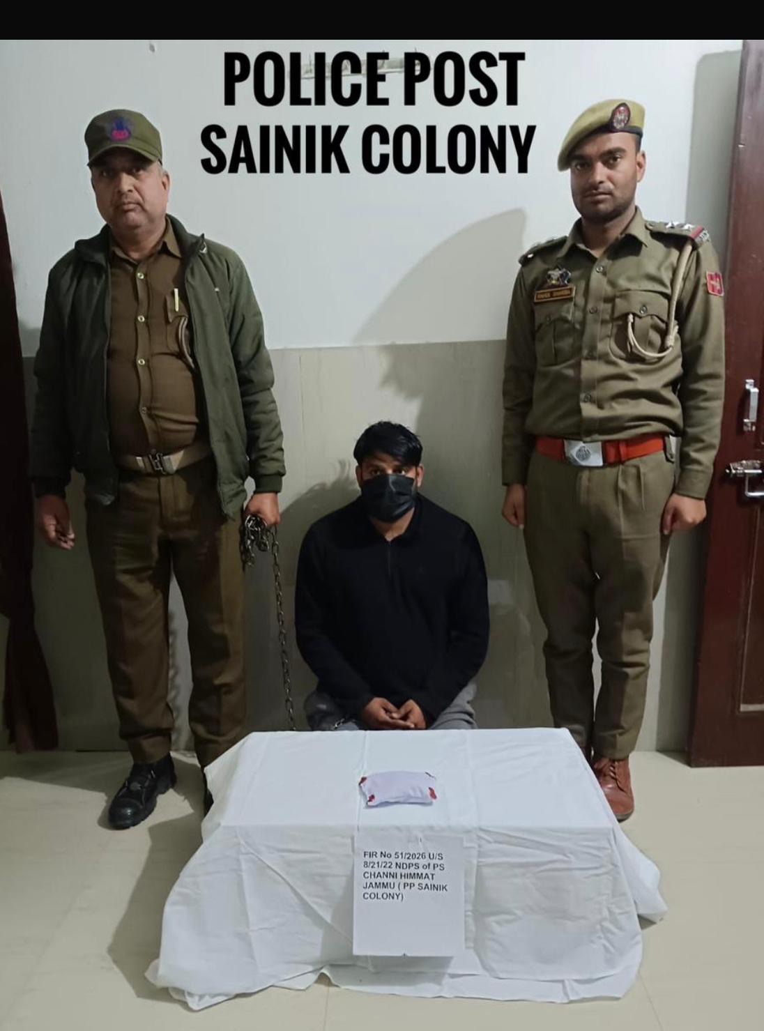 Jammu Police , South zone  continues hard hitting approach against Drug menace 