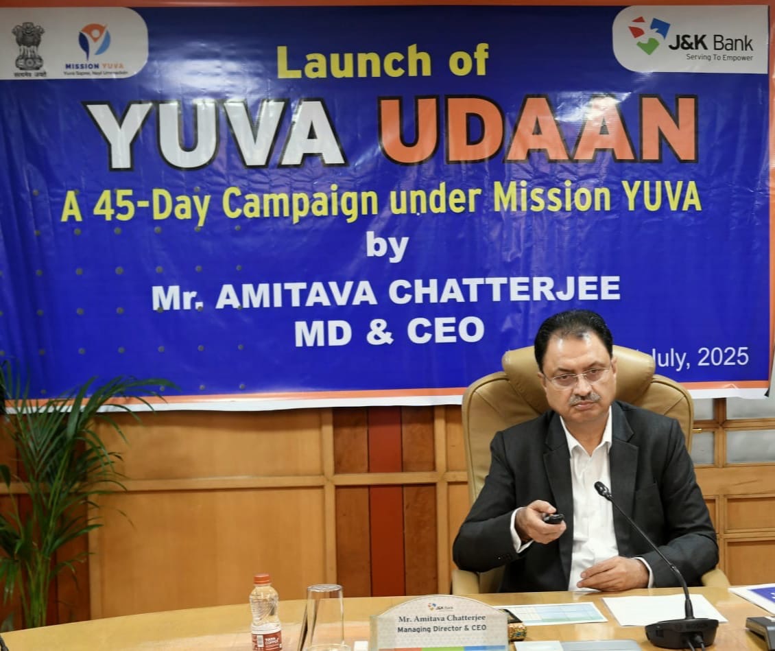 'Powered by Mission YUVA, J&K Bank launches campaign ‘YUVA Udaan’ '