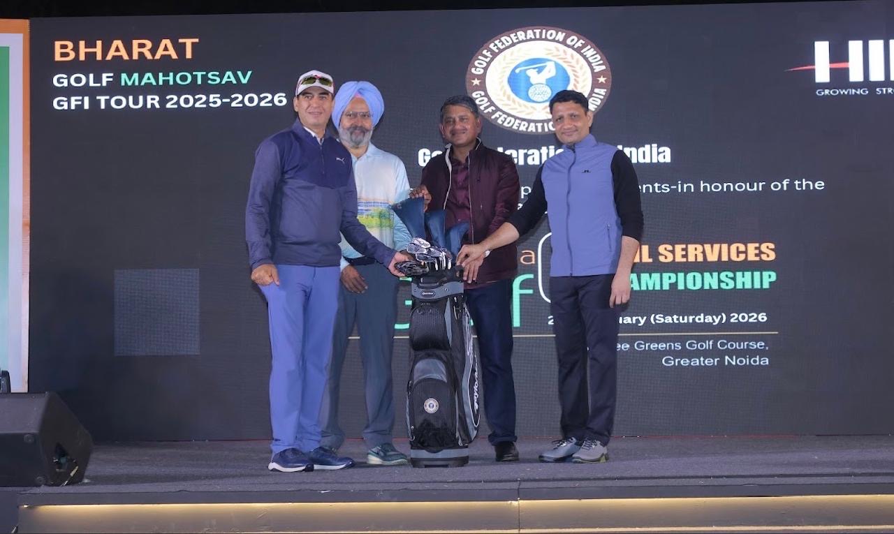 'J&K Police Officer  Pawan Parihar wins  All India Civil Services Golf Tournament '