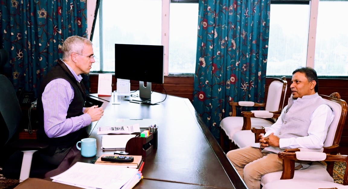 'BJP MLA meets CM Omar Abdullah'