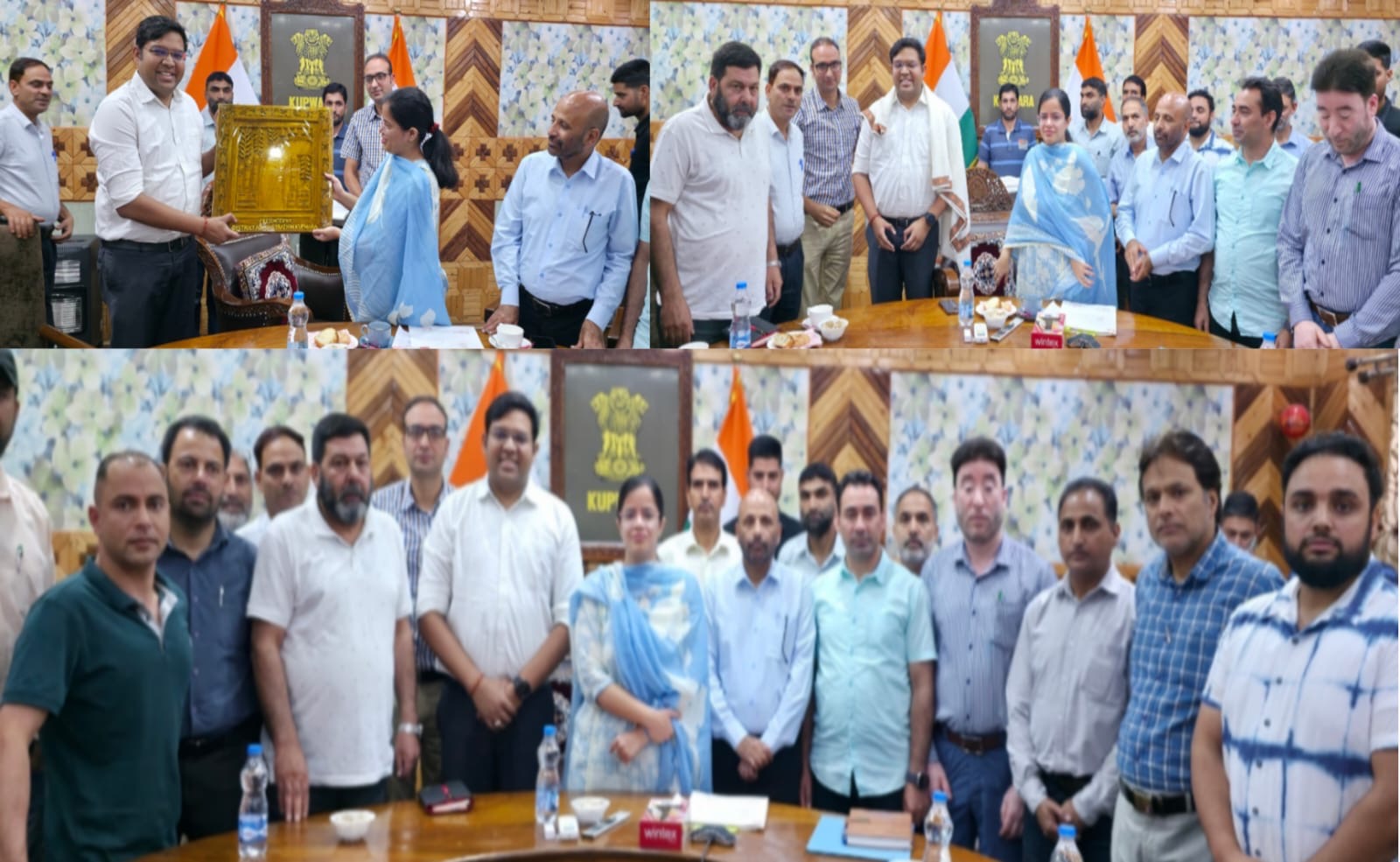 Distt admin Kupwara bids farewell to outgoing DFO Anurag Arya