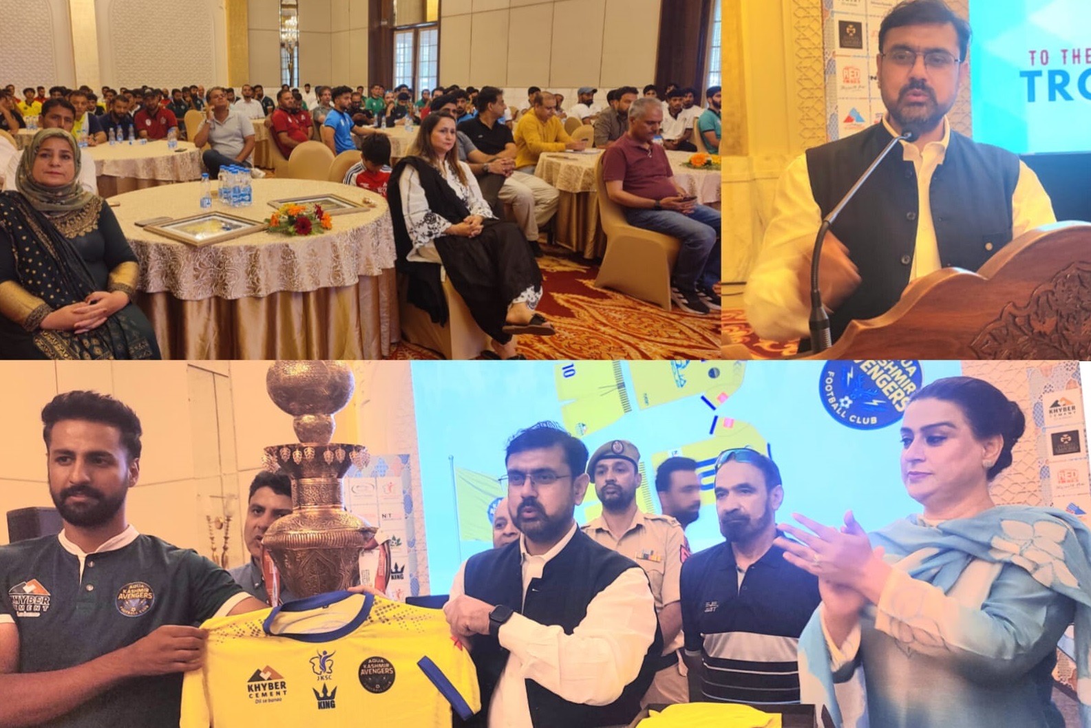 Minister Satish Sharma launches Kashmir Super League 2025 