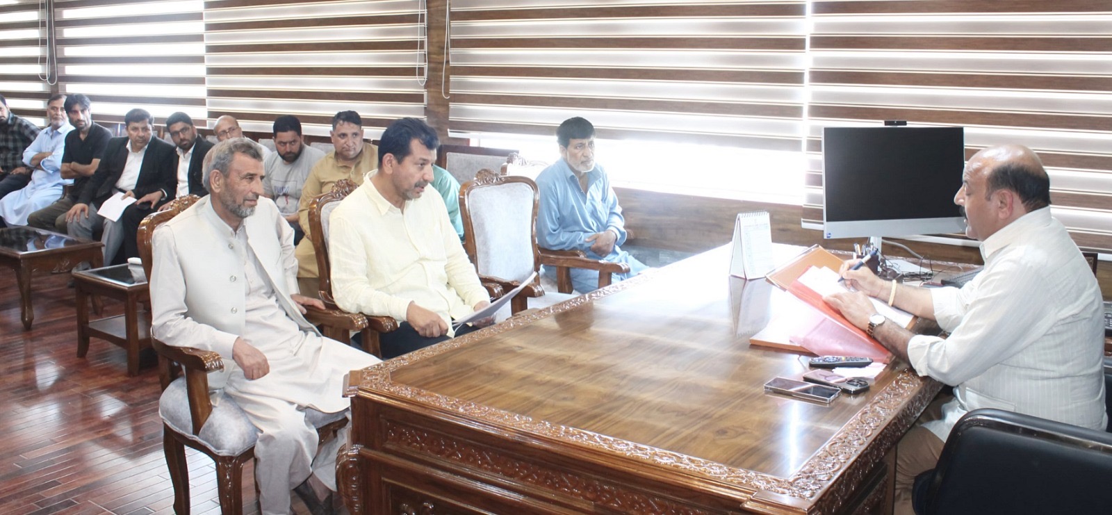 Delegation of Engineers , Contractors meet Dy CM J&K  
