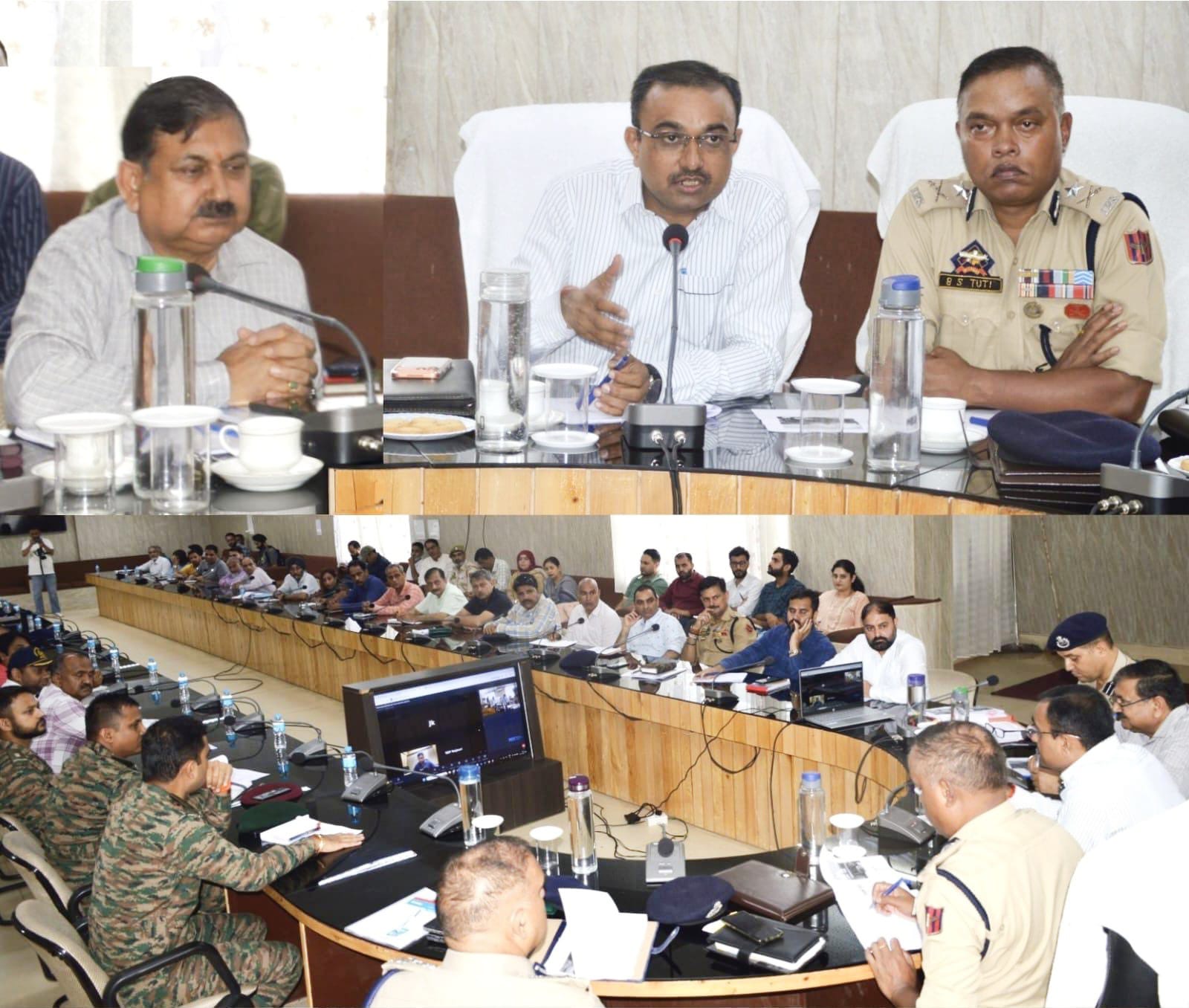 'Div Com, IGP Jammu review arrangements for upcoming Shri Budha Amarnath Ji Yatra 2026 in Poonch'