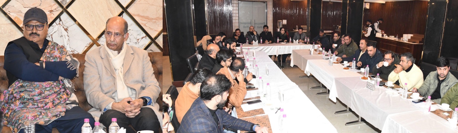 Javed Rana , Nasir Wani  assure Govt support for CCIK's tourism, eco