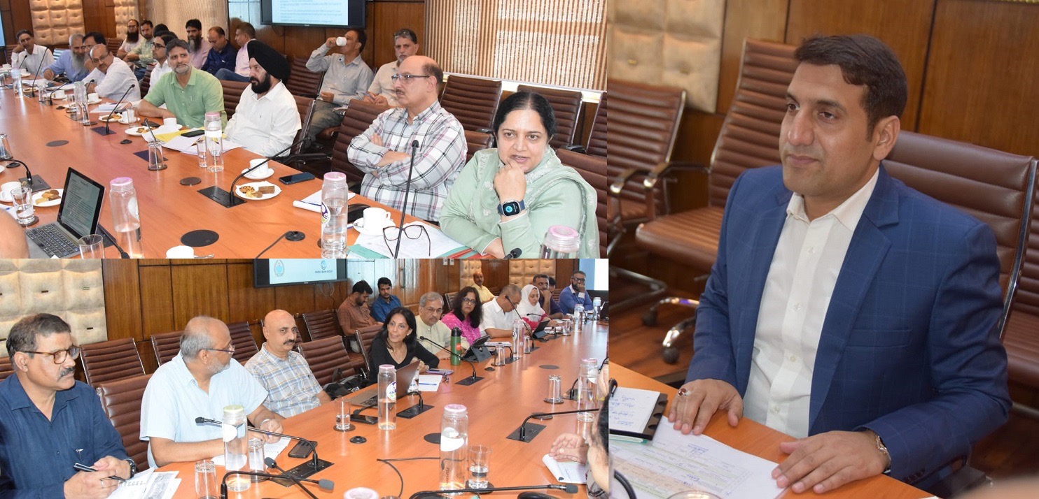 Secretary Planning J&K holds extensive deliberations with WB team on JTFRP works