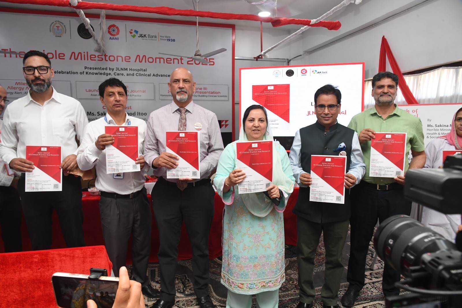 Sakeena Itoo addresses Triple Milestone Moment-2025 of JLNM Hospital Srinagar 