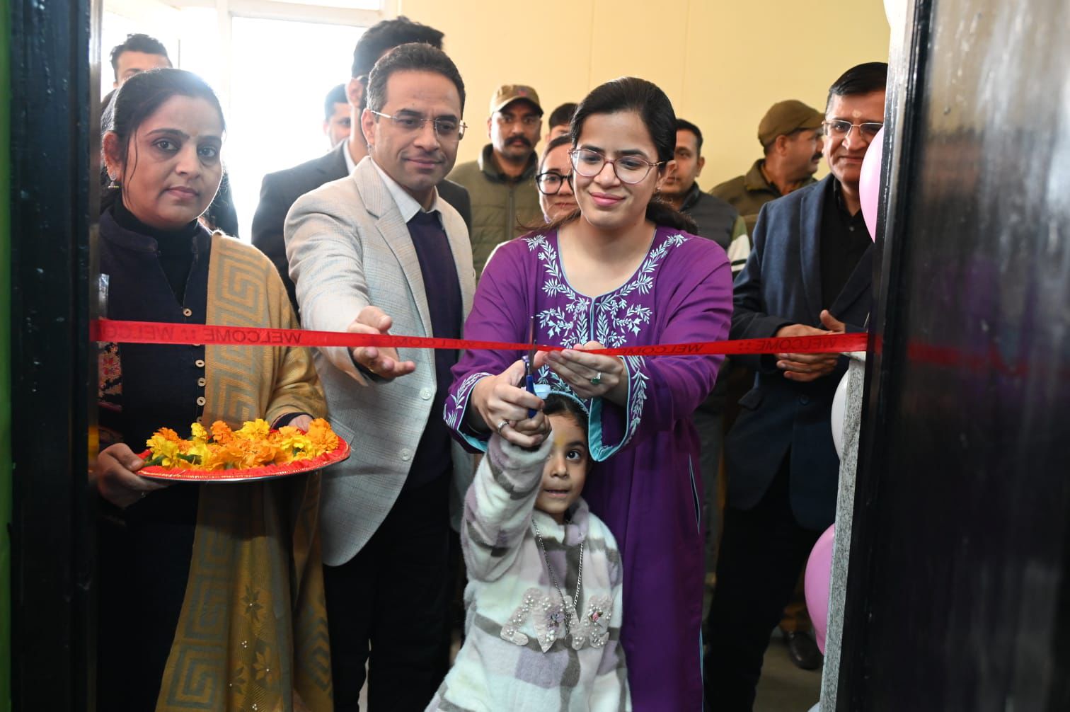 Ayushi Sudan  inaugurates Creche Facility at DC office Samba to support working parents