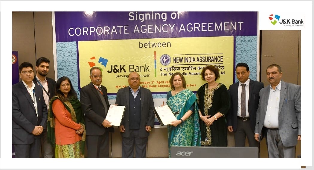 J&K Bank adds New India Assurance as its Bancassurance partner : ED Sudhir Gupta 