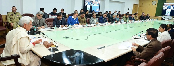 'Focus on 100% utilization of funds available under CSS & Capex: LG J&K to Officers'