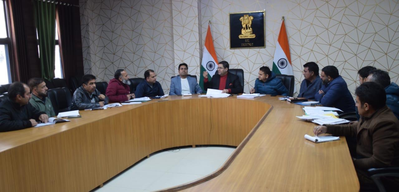 DC Kishtwar Reviews Holistic Agriculture Development Prog
