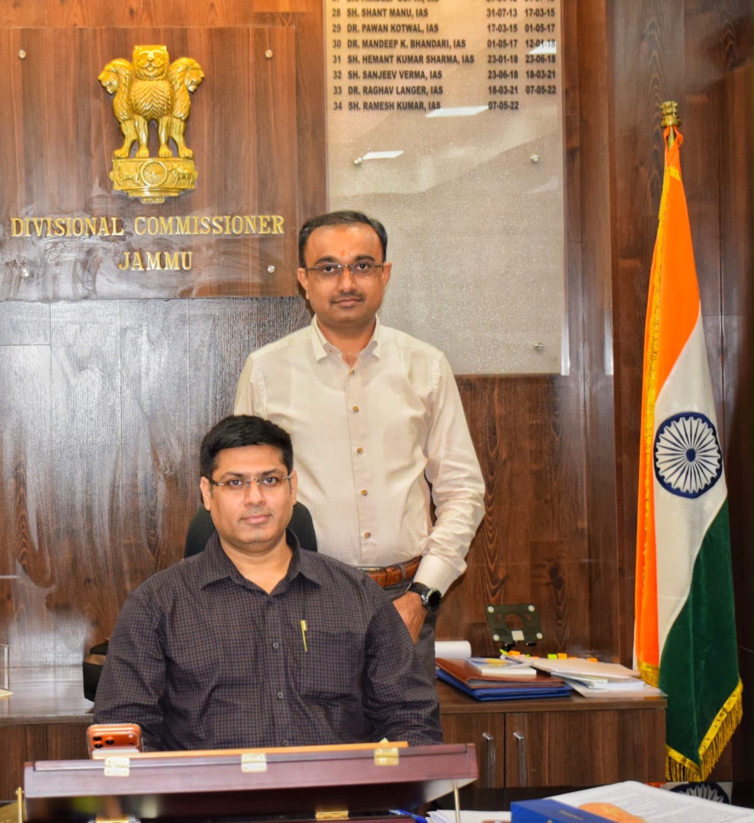 'Vikas Kundal takes over charge as Divisional Commissioner Jammu'