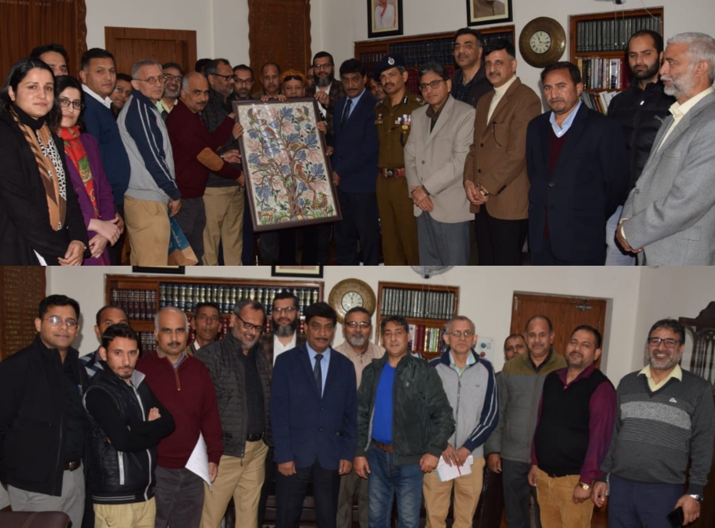 CS office bids farewell to the outgoing Chief Secretary J&K