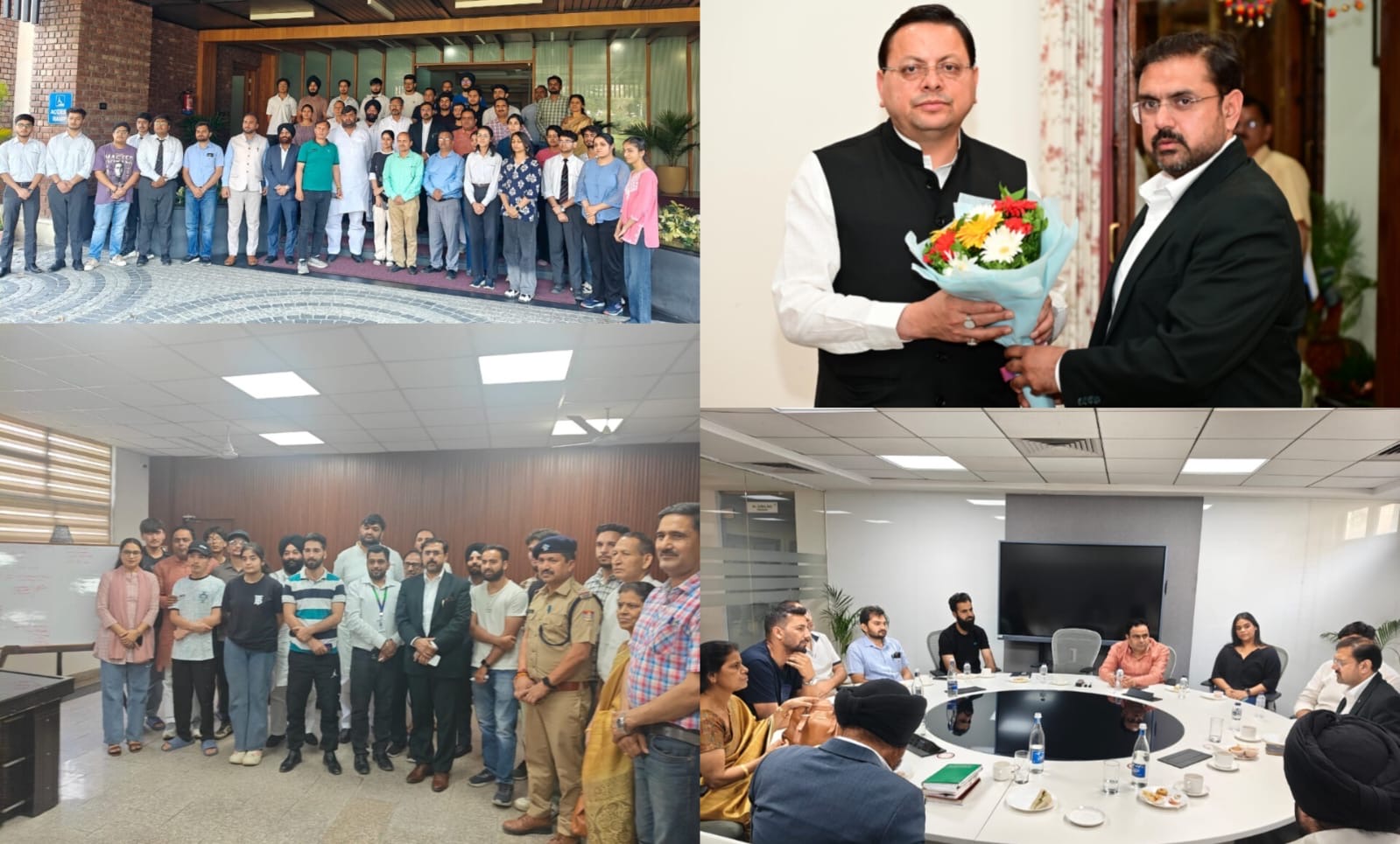 Satish meets Uttrakhand CM ; Usman, Jasmeet also camping in Dehradun