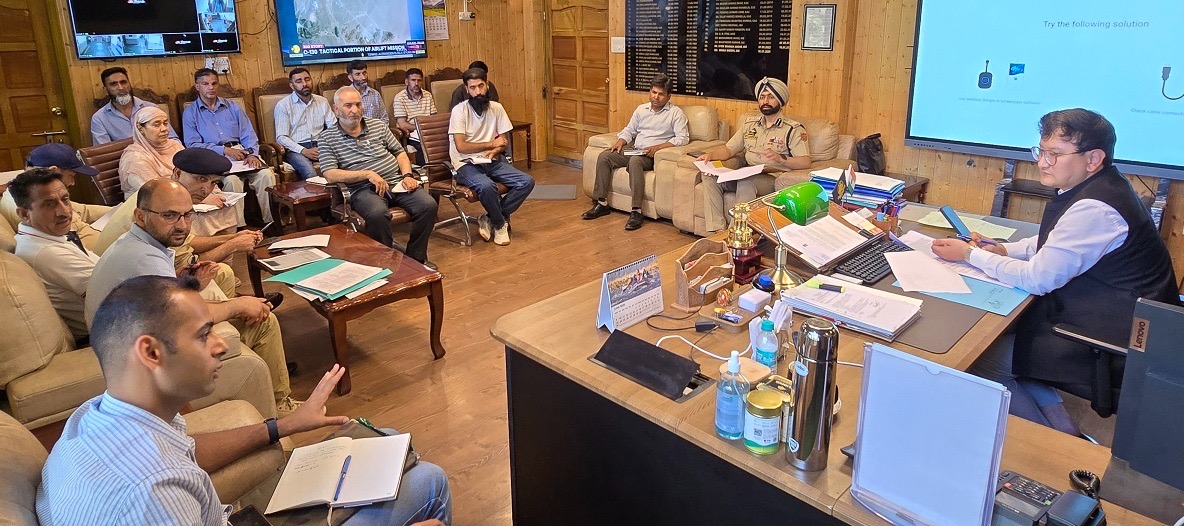 'DC Baramulla reviews road safety measures'