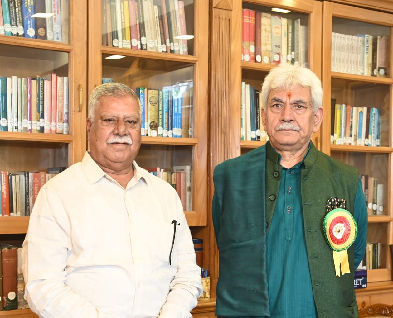 'Sukhnandan Choudhary calls on LG J&K '