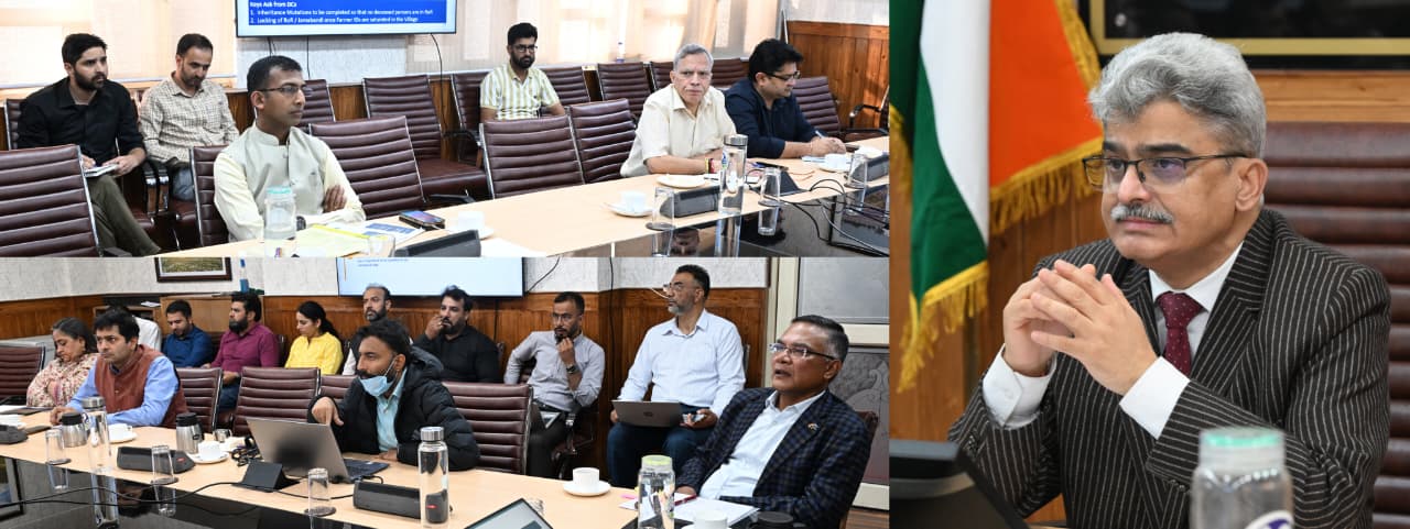 'CS J&K issues directions to DCs during AgriStack meeting'