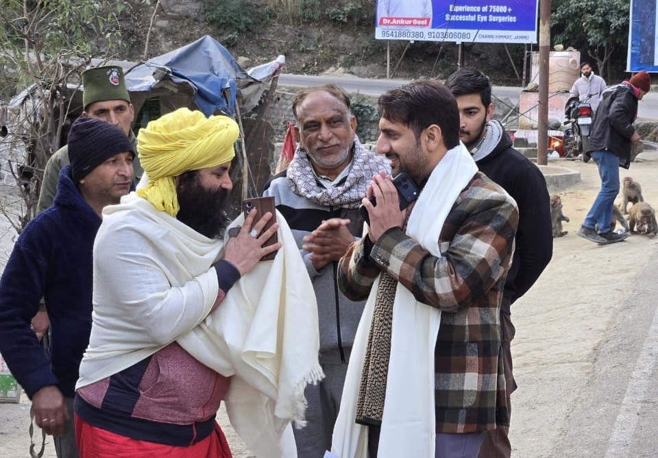 Secretary RDD Aijaz Asad inspects  Works at Kalidhar Mandir 