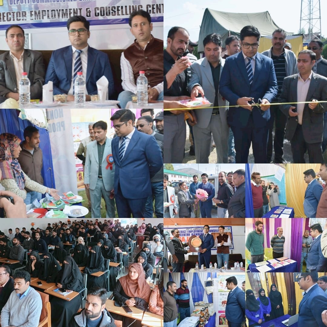 DC Bandipora inaugurates One Day Job Fair 