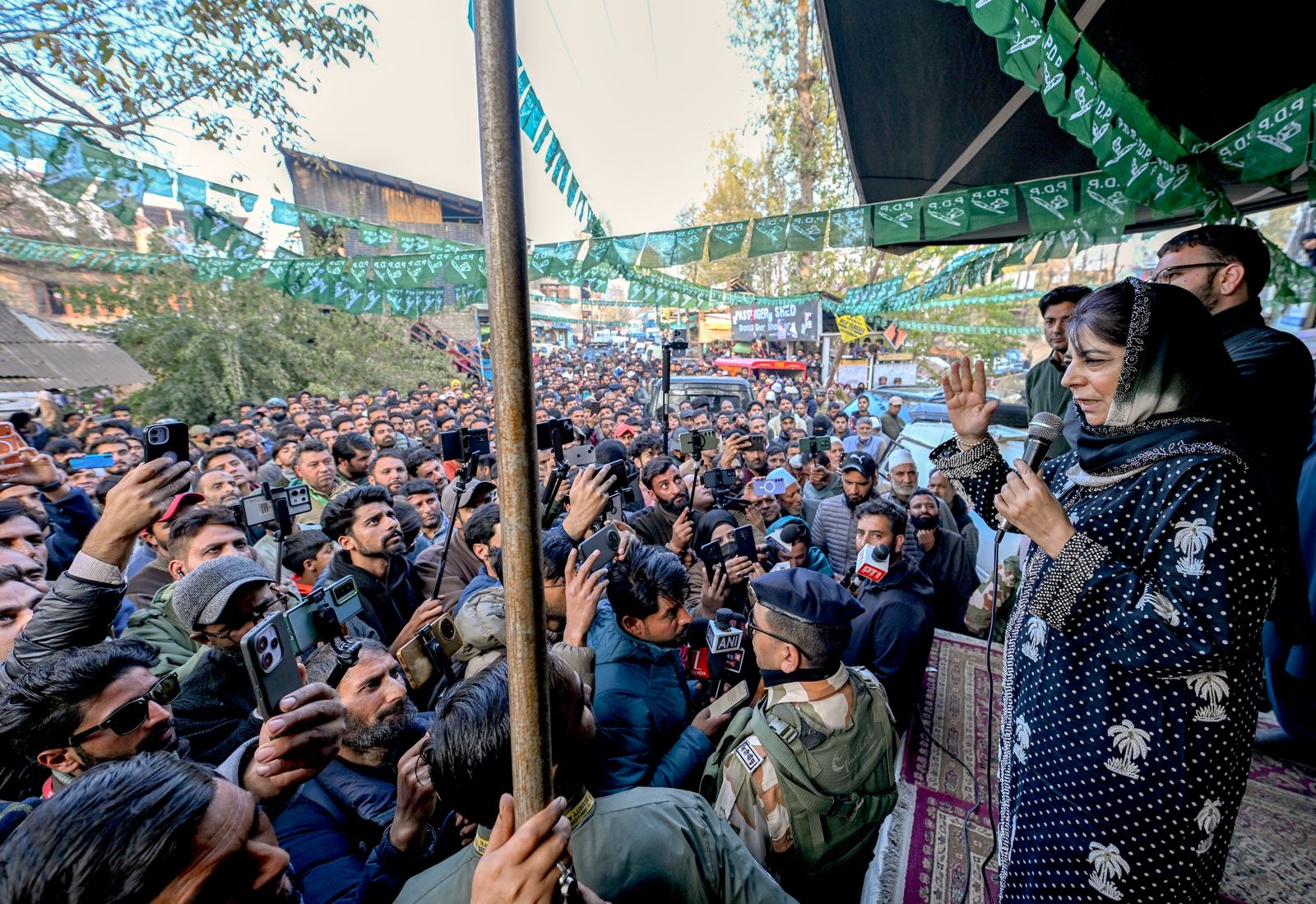 Name one achievement of NC Govt in a year : Mehbooba Mufti 
