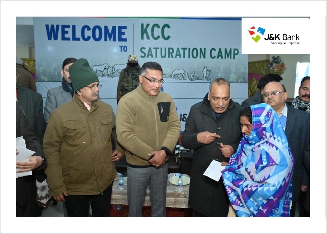 J&K Bank carries forward 'Ghar Ghar KCC Abhiyaan' ; Shailendra Kumar , Baldev Prakash attend Mega Event 