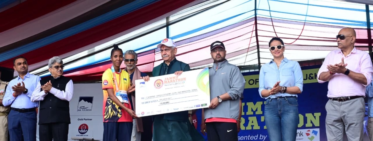 Jammu Marathon symbolizes transformation J&K has embraced since 2019: LG J&K 
