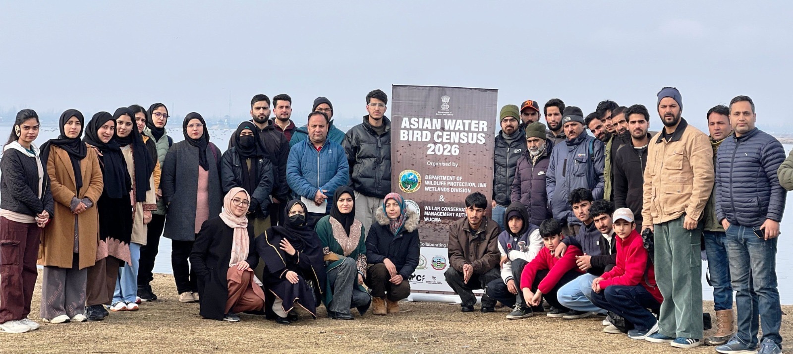 'Asian Waterbird Census-2026 conducted across 27 Wetlands of Kashmir'
