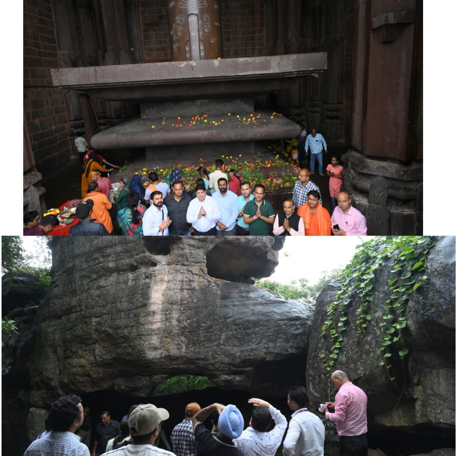 'Bhimbekta with 700 Rock Shelters , Bhojeshwar Temple with one of the  tallest Shivlings speak History ,  similarities with J&K sites '