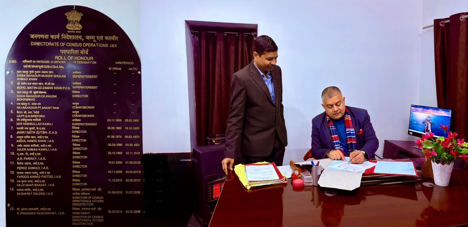 Amit takes over as Director Census Operations J&K & Ladakh