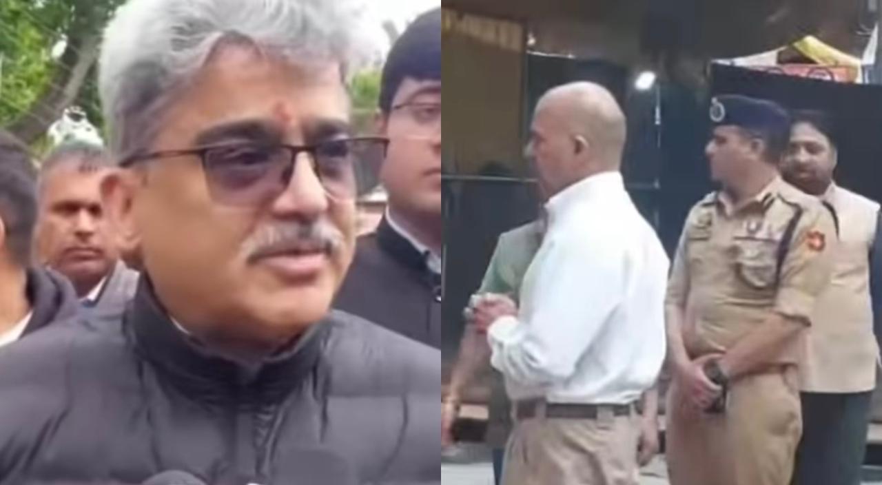 CS J&K , DGP J&K visit Mata Kheer Bhawani Mandir