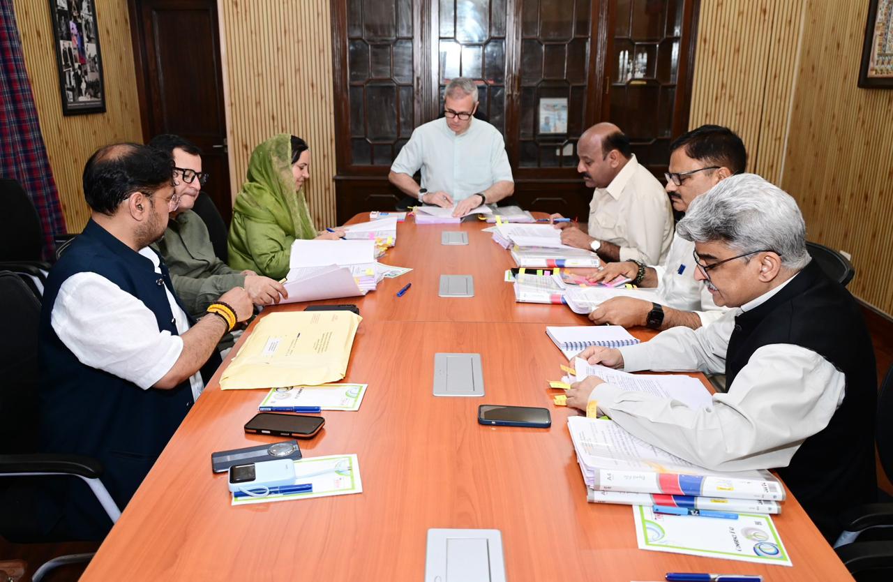 CM Omar Abdullah chairs Cabinet meeting in Jammu ; key decisions taken