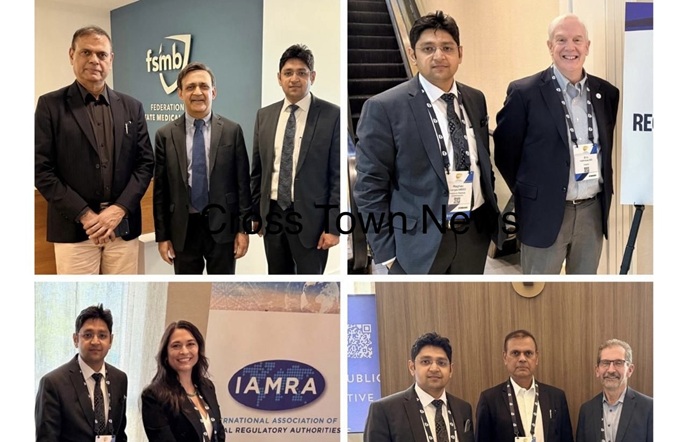 IAS Officer Raghav Langer as part of NMC Delegation attends FSMB AM  in USA
