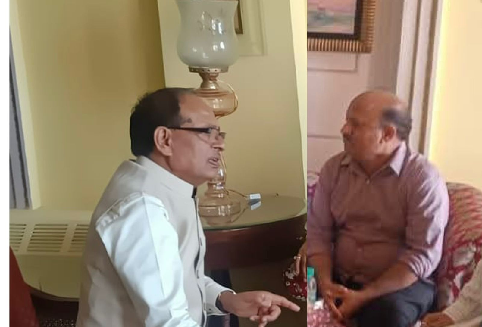 'BJP MLA Dr Devinder Manyal raises issues of West Pakistan Refugees , Diaplaced persons with Shiv Raj Chouhan'
