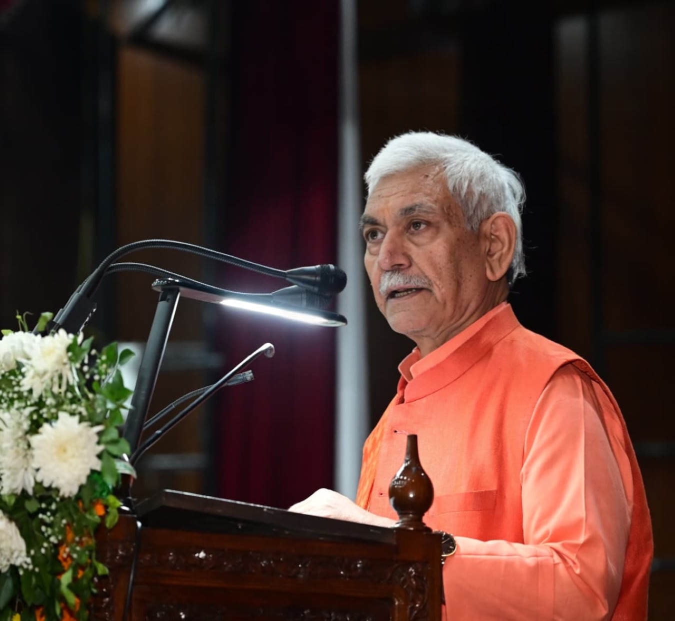 'LG Manoj Sinha attends  launch of TB Mukt Bharat Abhiyan-100 Days campaign at Jammu'