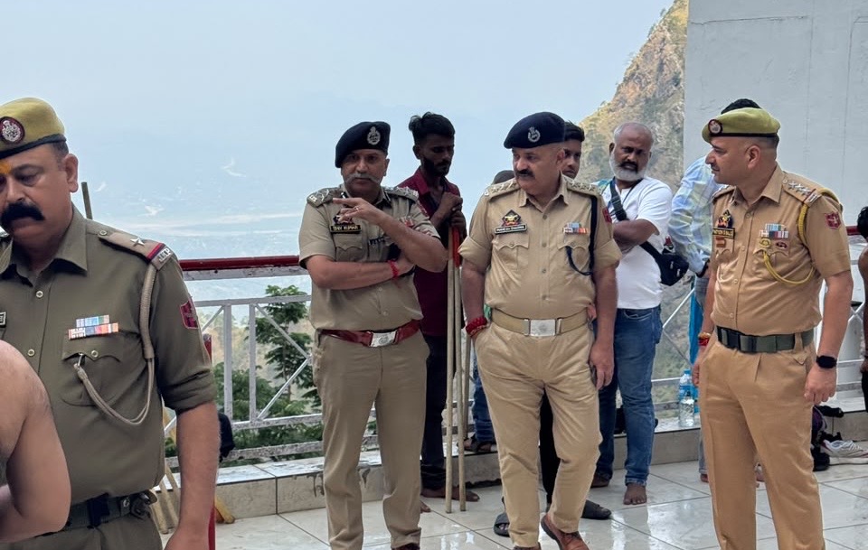 'DIG Udhampur-Reasi Range reviews  Security  for Shri Mata Vaishno Devi Shrine'