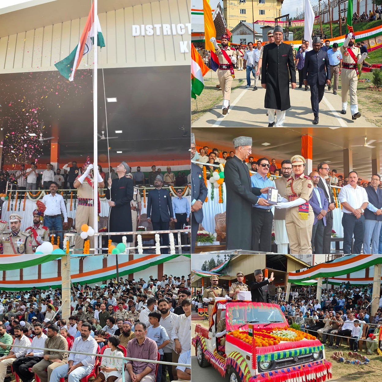 'Nasir Sogami hoists Tricolour in Kupwara '