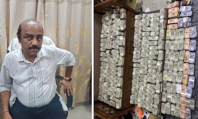 'Vigilance arrests Mines Official red handed while accepting Rs 30,000 bribe:  Rs 4 crore seized from Officers house  in Odisha'