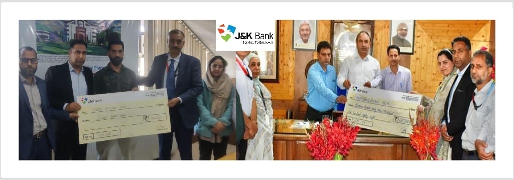 Timely settlement of insurance claims relieves families of J&K Bank customers 