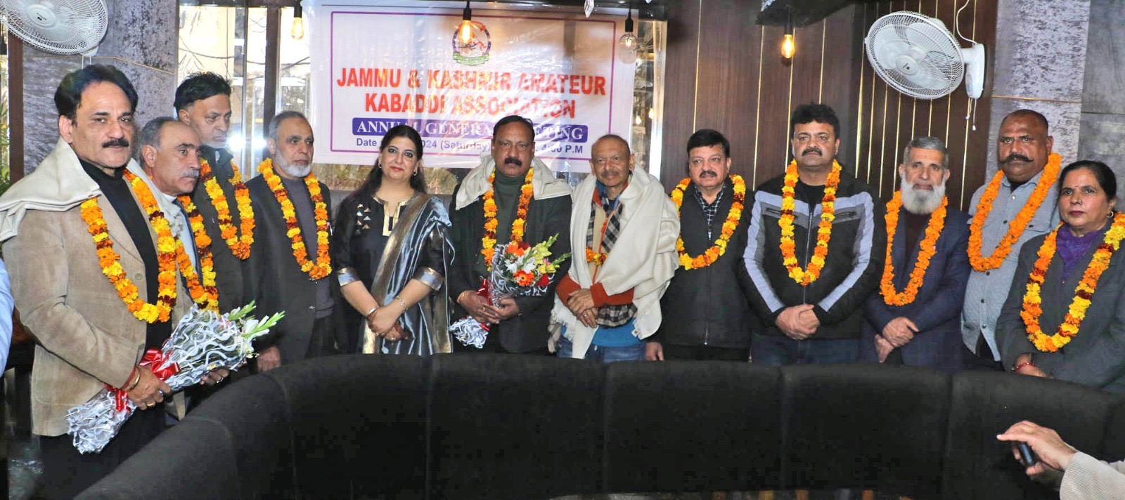 Anil Gupta re-elected as President of J&K Amateur Kabaddi Association