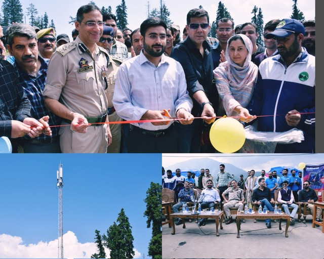 Doodhpathri gets connected to telecom network; DC Budgam inaugurates Towers 