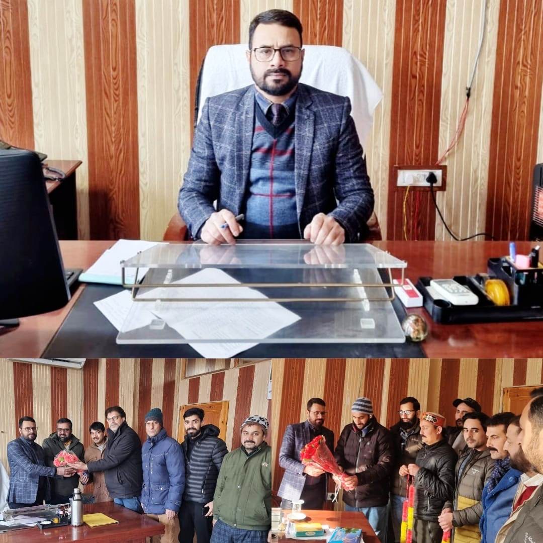 Ghulam Rasool assumes office as ADDC Kishtwar 