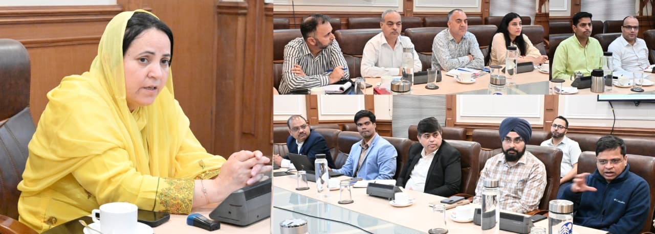 'Sakeena Itoo reviews proposed AI initiatives of IIT Jammu for reforms in School Education, Health sectors'