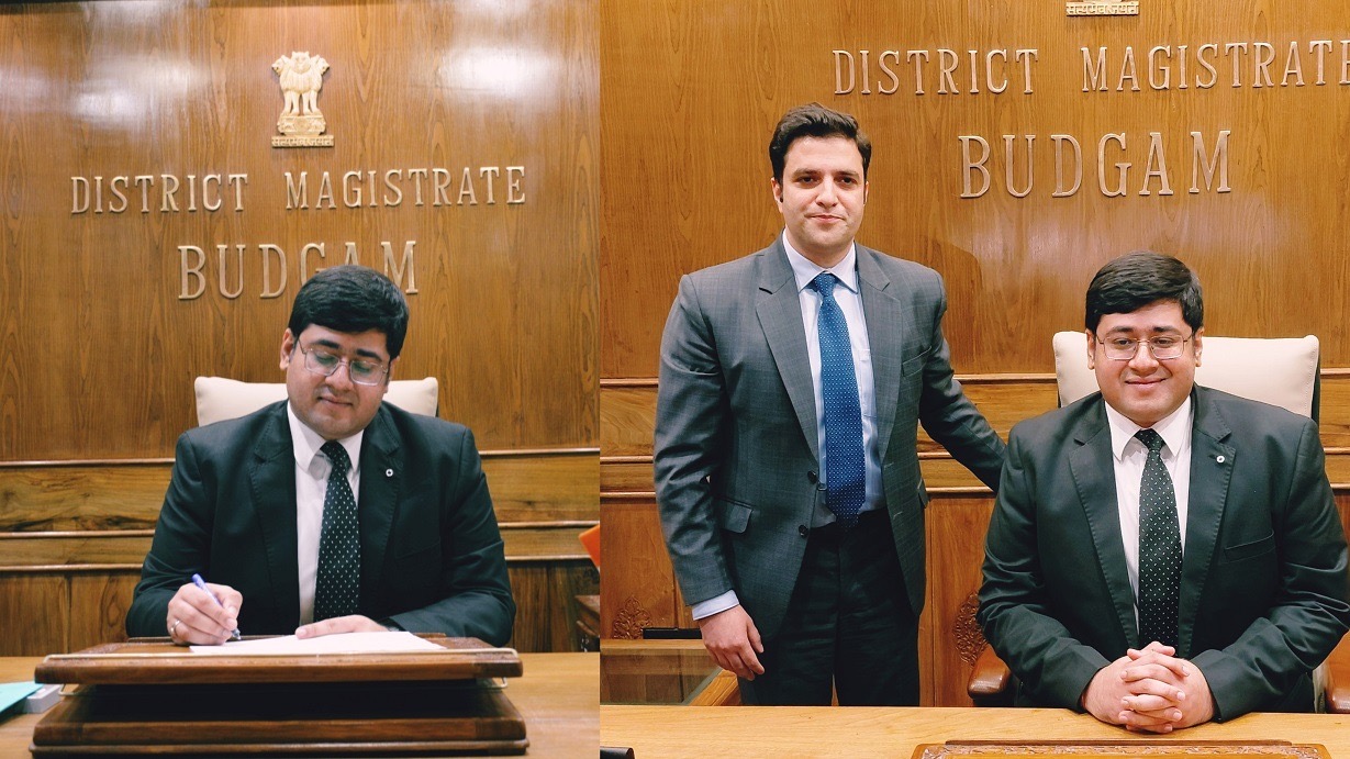 Jatin Kishore assumes Charge as DC Budgam
