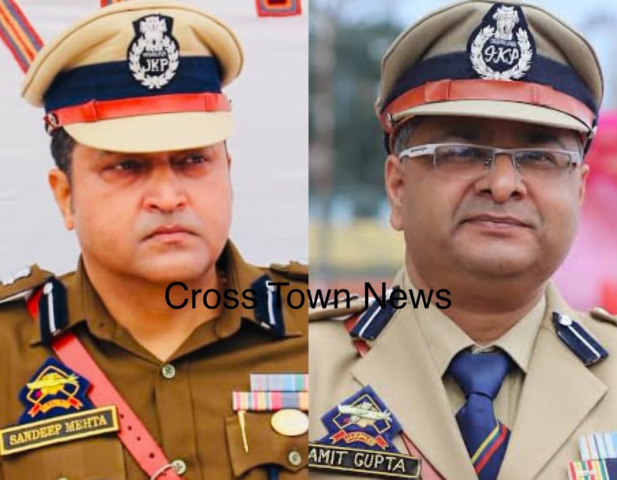 Sandeep Mehta , Amit Gupta among 13 from J&K Police  get Medal for Meritorious Service 