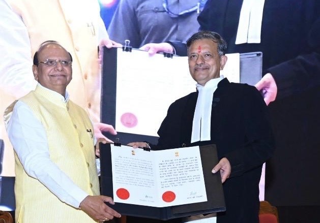 'Dr Pushpendra Singh Bhati sworn in as Chief Justice of J&K, Ladakh High Court'