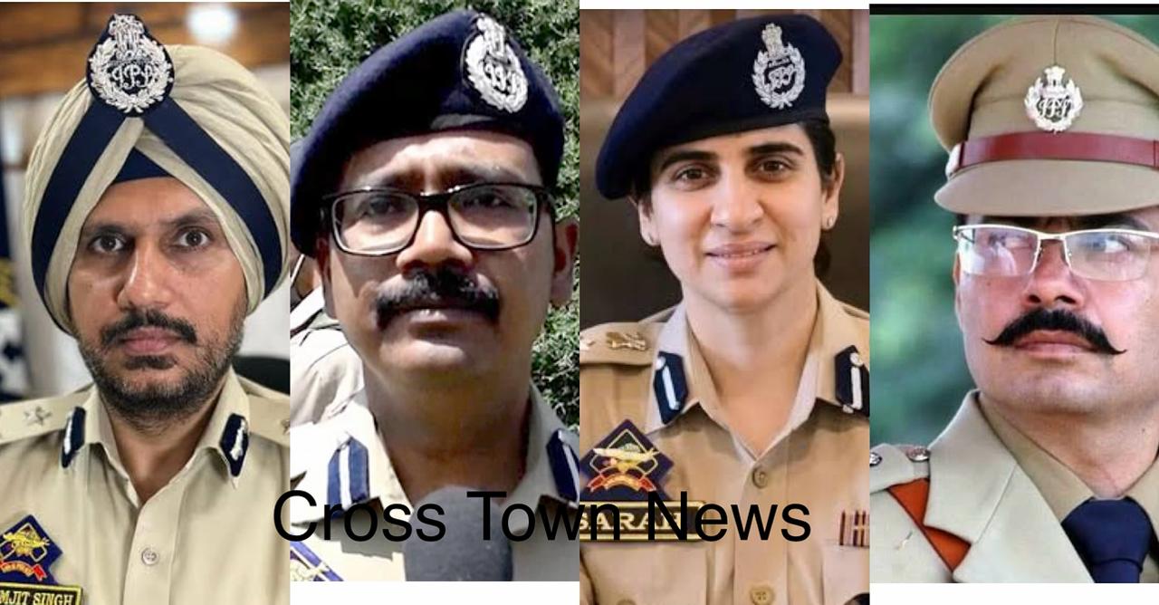 '4 IPS Officers from erstwhile J&K cadre/posted in J&K empanelled as IGP in GOI'