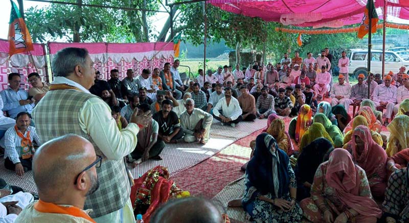 'Sat Sharma asks BJP cadre to intensify campaign for Devyani Rana'