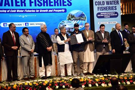 '100 crore Integrated Aqua Park Project in Anantnag, J&K announced by Union Minister'